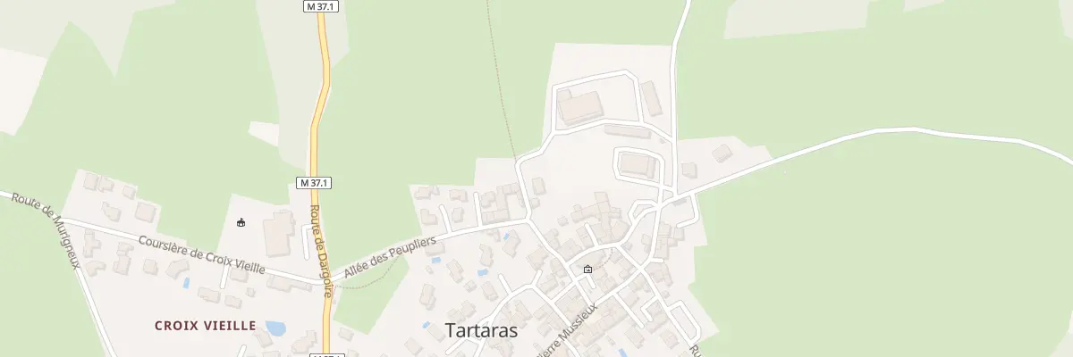 Plan du 2 Sen des Mules à Tartaras