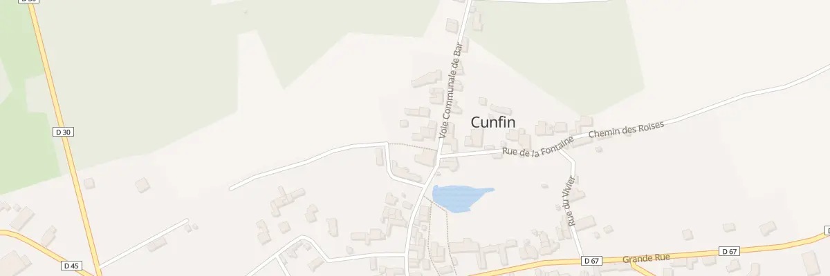 Plan du 21 Vc de Bar à Cunfin