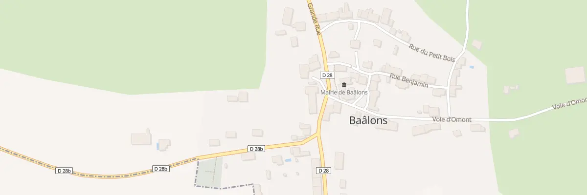 Plan du 5 Grande Rue à Baâlons