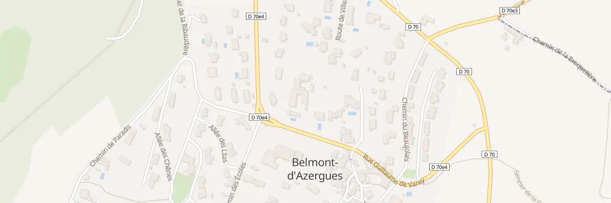 Plan du 350 Rue Guillaume de Varey à Belmont-d’Azergues