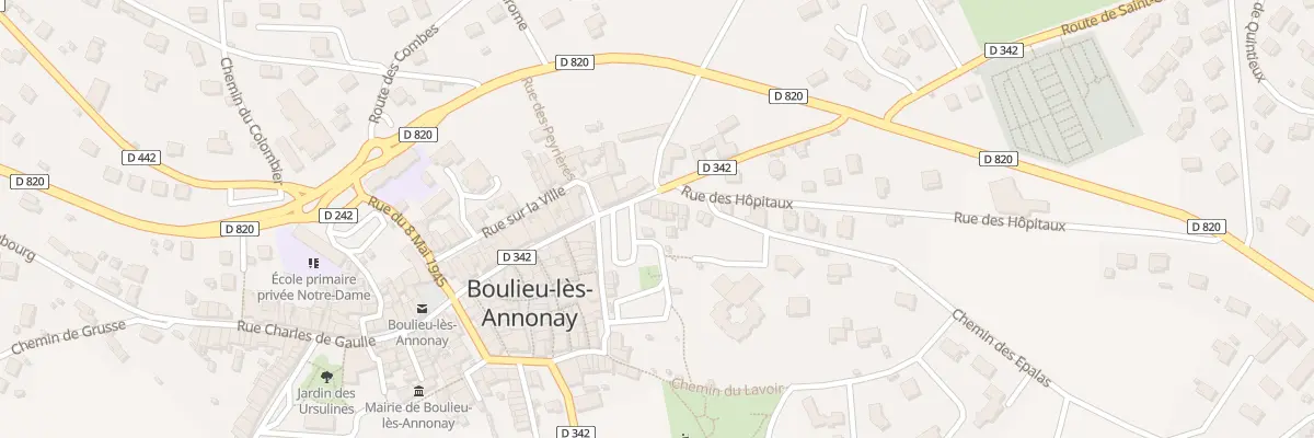 Plan du 429 Rue des Hopitaux à Boulieu-lès-Annonay