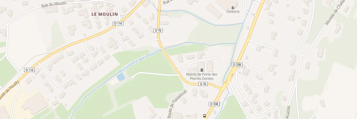 Plan du 251 Rue du Lavoir à Porte des Pierres Dorées