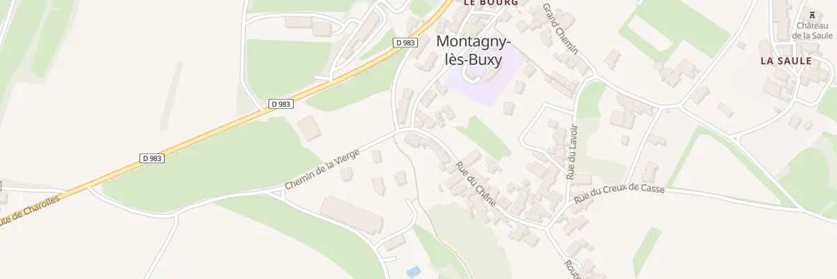 Plan du 19 Rue du Chêne à Montagny-lès-Buxy