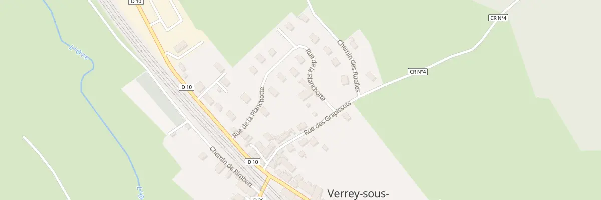 Plan du 19 Rue des Grapissots à Verrey-sous-Salmaise