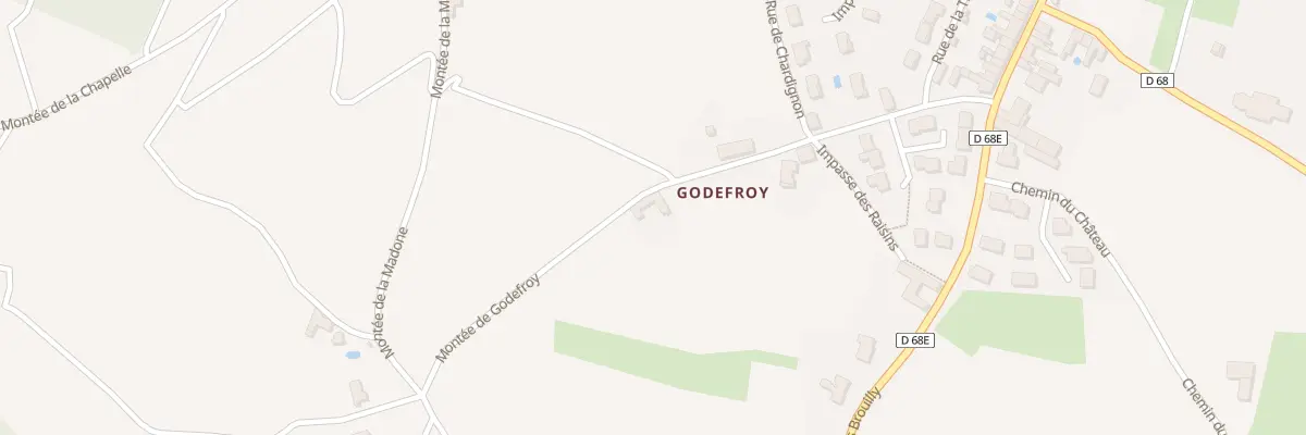 Plan du 291 Mte de Godefroy à Saint-Lager