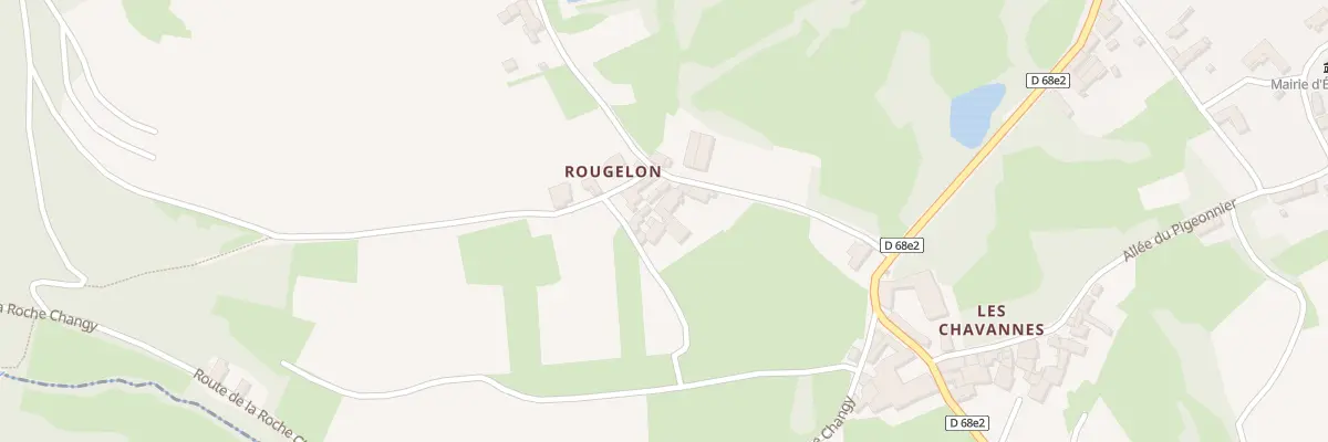 Plan du 171 Mte des Rougelons à Émeringes