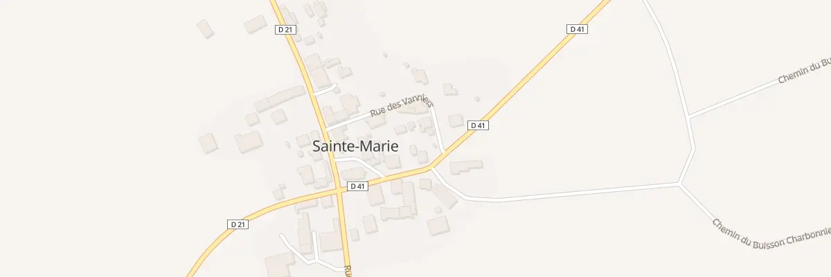 Plan du 7 Rue de l’Eglise à Sainte-Marie