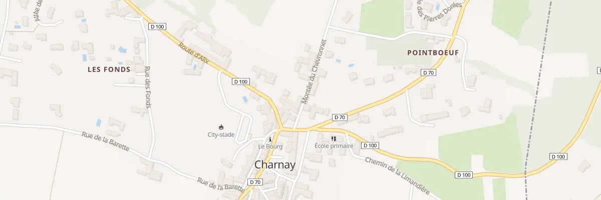 Plan du 35 Mte du Chevronnet à Charnay