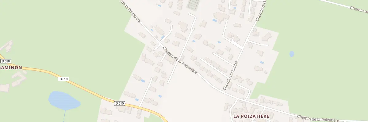 Plan du 445 Che de la Poizatière à Pollionnay