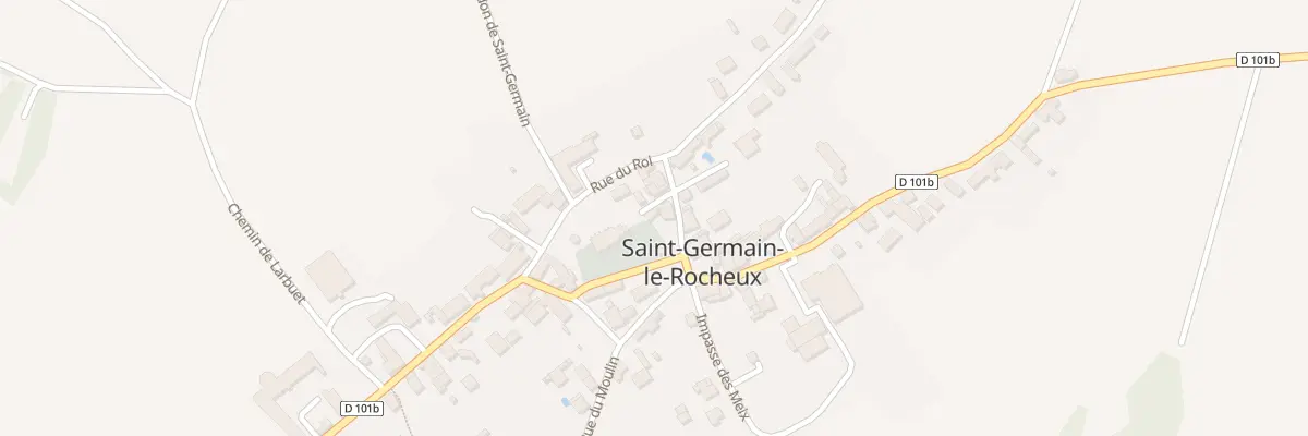 Plan du 6 Rue du Chapitre à Saint-Germain-le-Rocheux