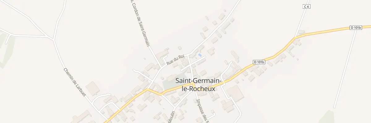 Plan du 9005 Rue du Chapitre à Saint-Germain-le-Rocheux