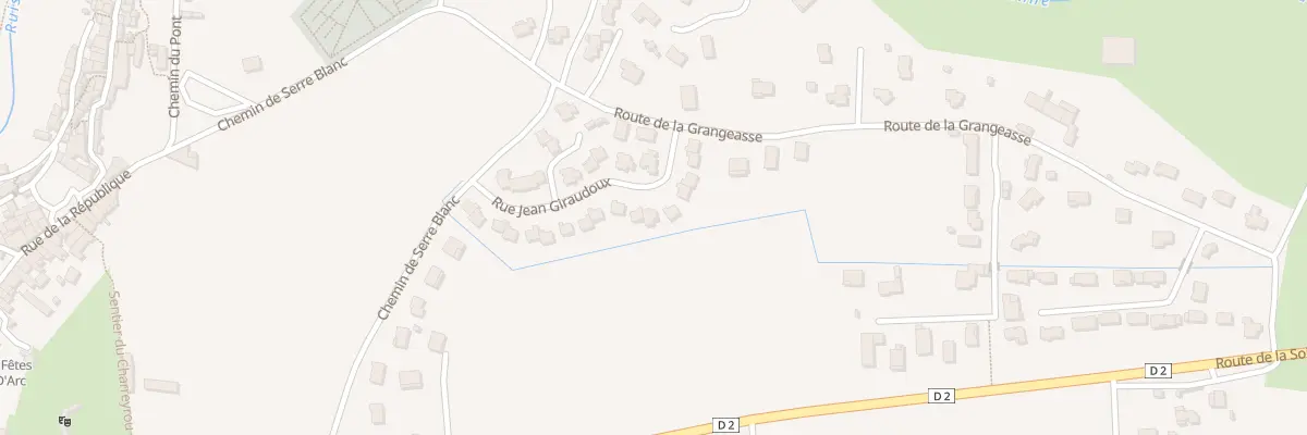 Plan du 148 Rue Jean Giraudoux à Chomérac