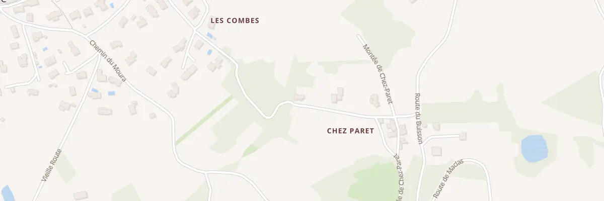 Plan du 5214 Chez Paret à Véranne
