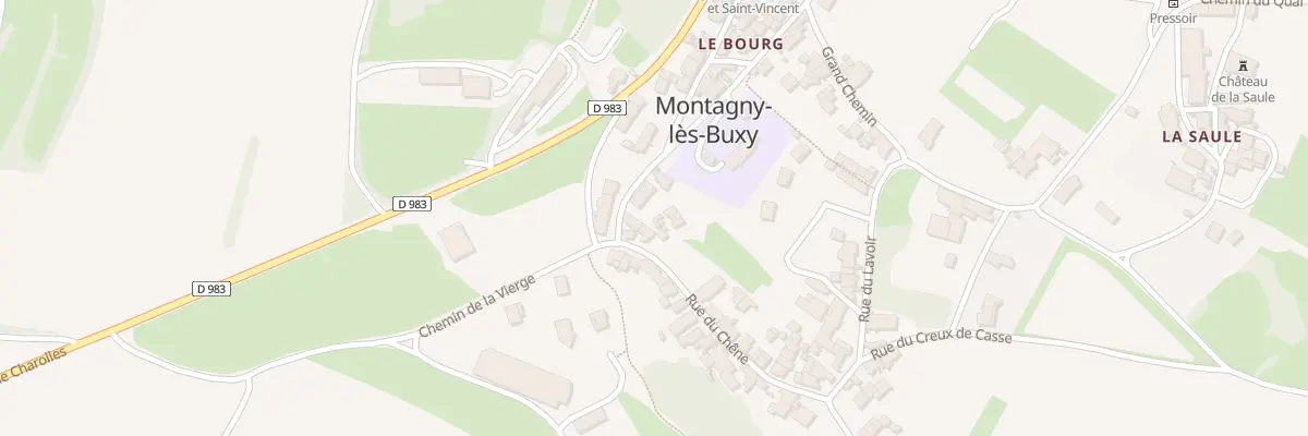 Plan du 18 Rue du Chêne à Montagny-lès-Buxy