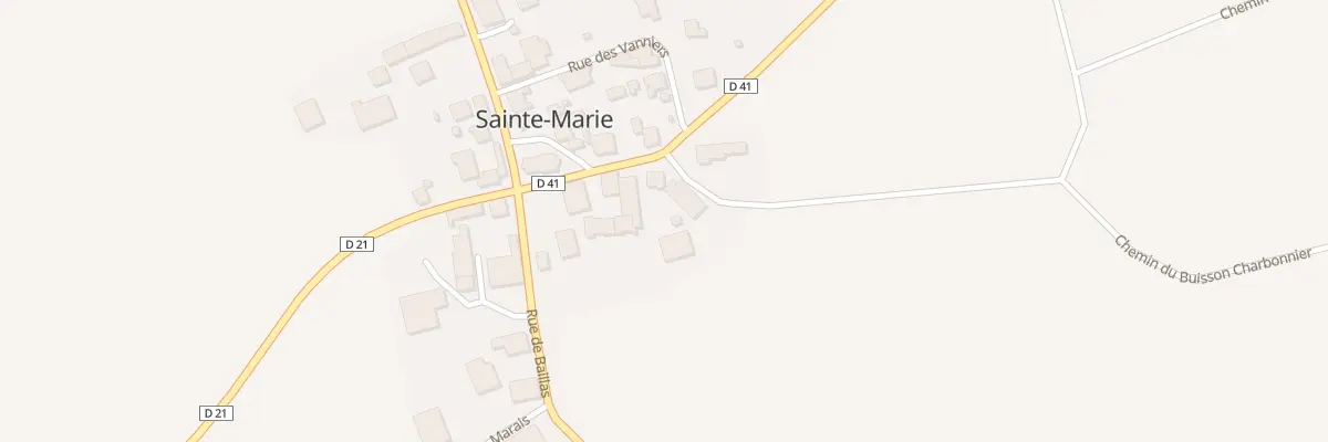 Plan du 4 Rue de l’Eglise à Sainte-Marie
