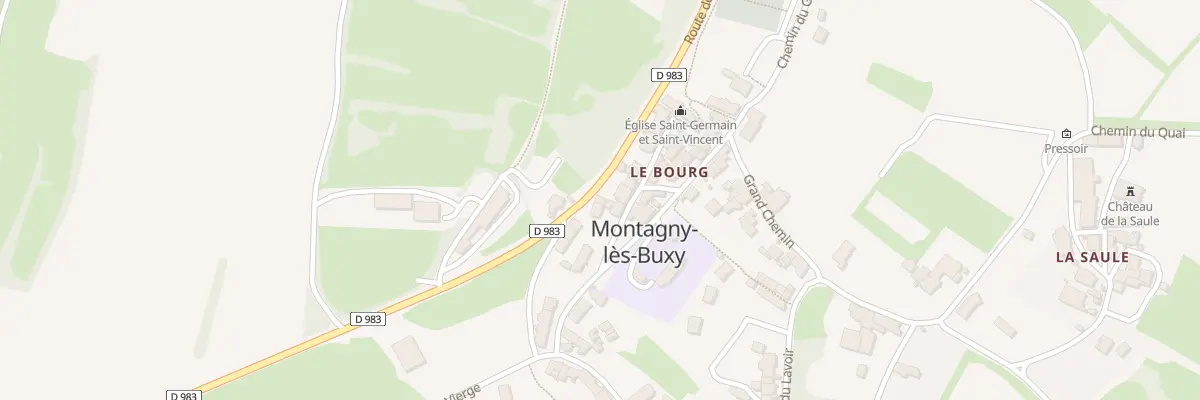 Plan du 5015 Montagny à Montagny-lès-Buxy