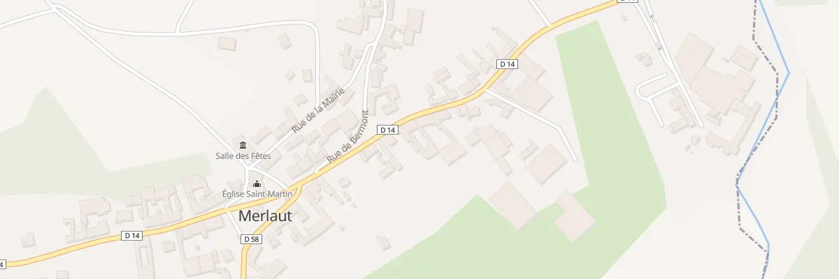 Plan du 15 Rue Maurice Bidaut à Merlaut