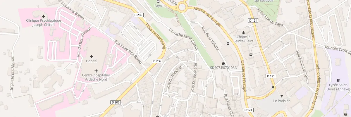 Plan du 9 Rue Malleval à Annonay