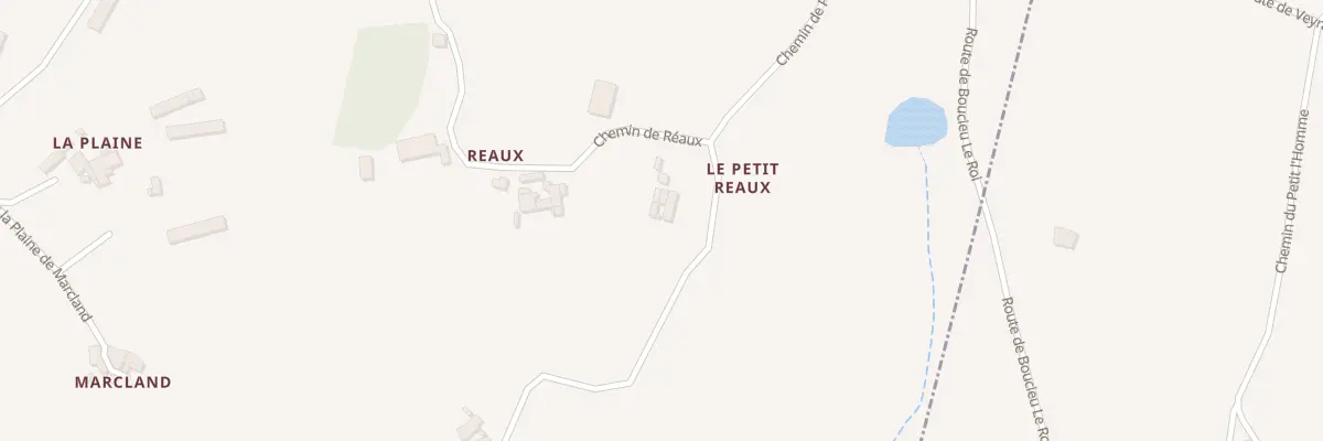 Plan du 5050 Le Petit Reaux à Bozas