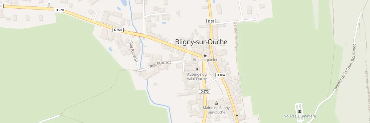 Plan du 5487 Rue Morizot à Bligny-sur-Ouche