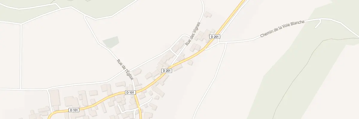 Plan du 1 Rue des Vignes à Bergères