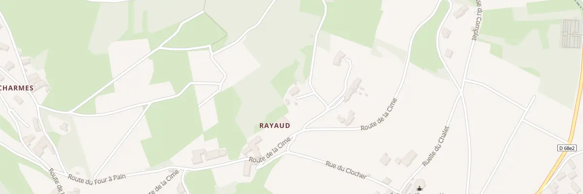 Plan du 5048 Rayaud à Émeringes