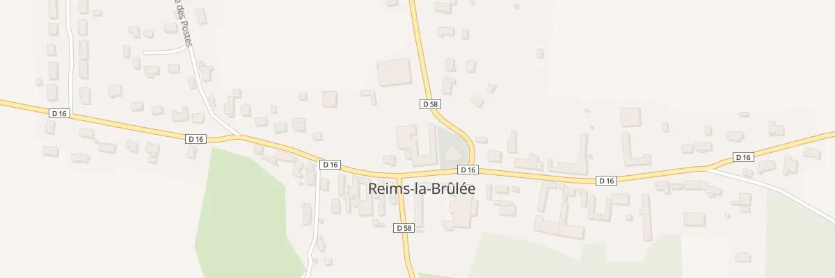 Plan du 1 Rue Gaston Loppin à Reims-la-Brûlée