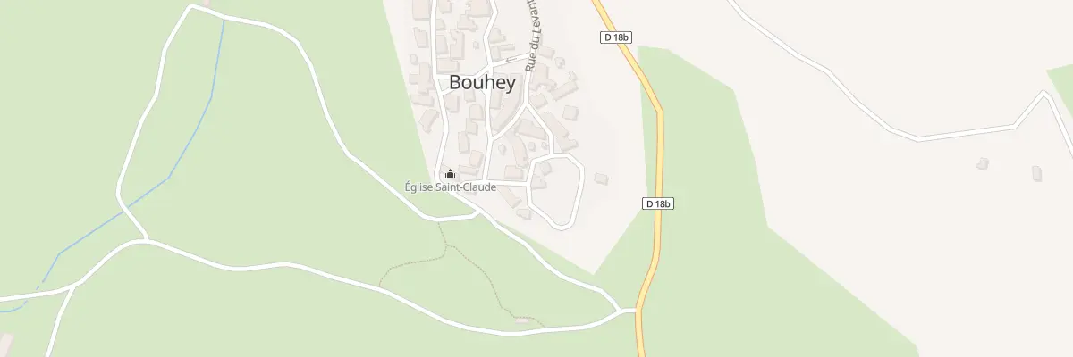 Plan du 23 Rue du Château à Bouhey