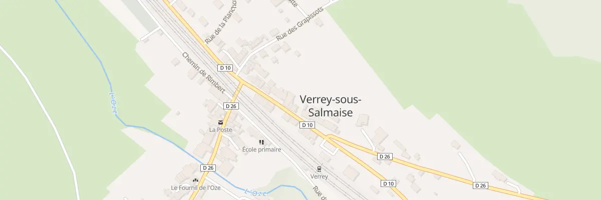Plan du 17 Rue de la Fontaine à Verrey-sous-Salmaise