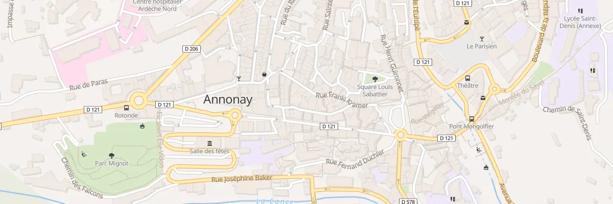 Plan du 17 Rue Franki Kramer à Annonay