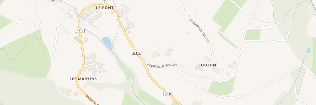 Plan du 63 Imp de Souzon à Chiroubles