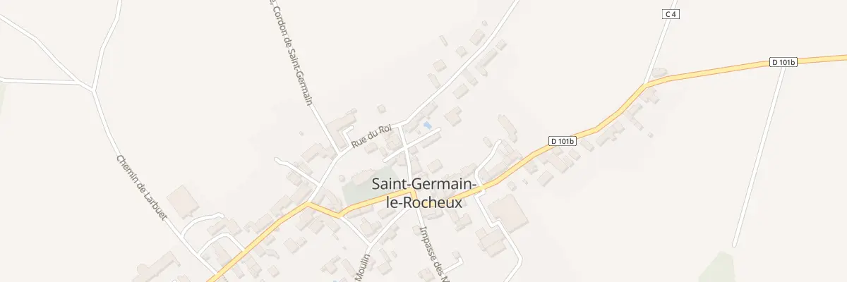 Plan du 9001 Rue du Chapitre à Saint-Germain-le-Rocheux