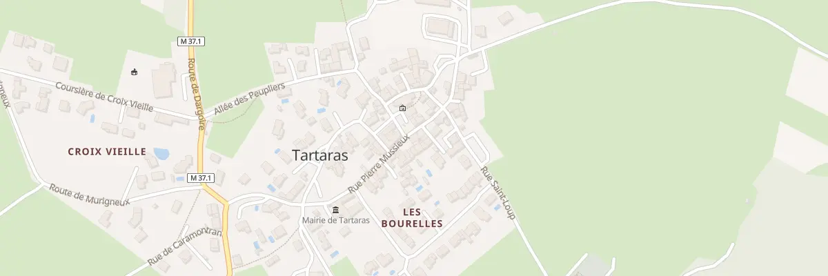 Plan du 20 Rue Pierre Mussieux à Tartaras