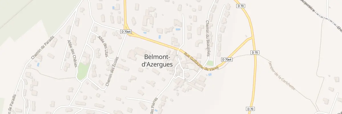 Plan du 18 Rue du Château à Belmont-d’Azergues