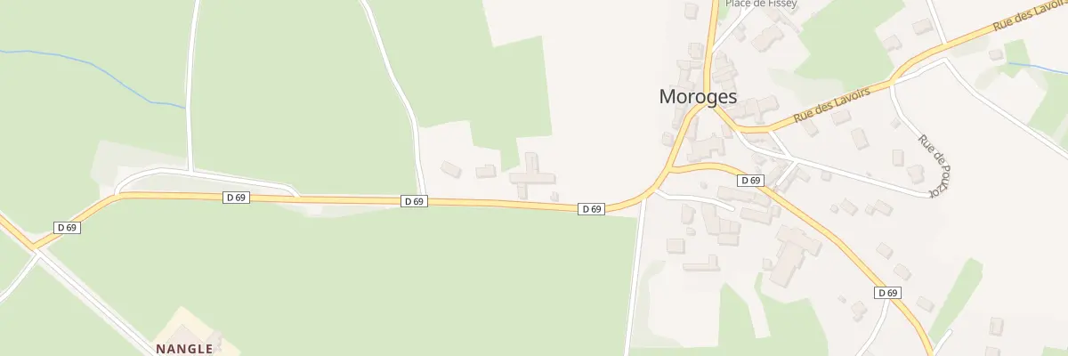 Plan du 5070 Le Pertuisot à Moroges