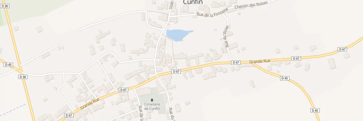 Plan du 57 Vc Grande Rue à Cunfin