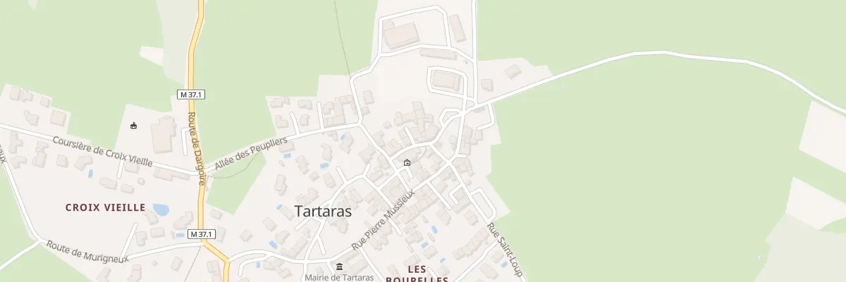 Plan du 3 Rue du Prieuré à Tartaras