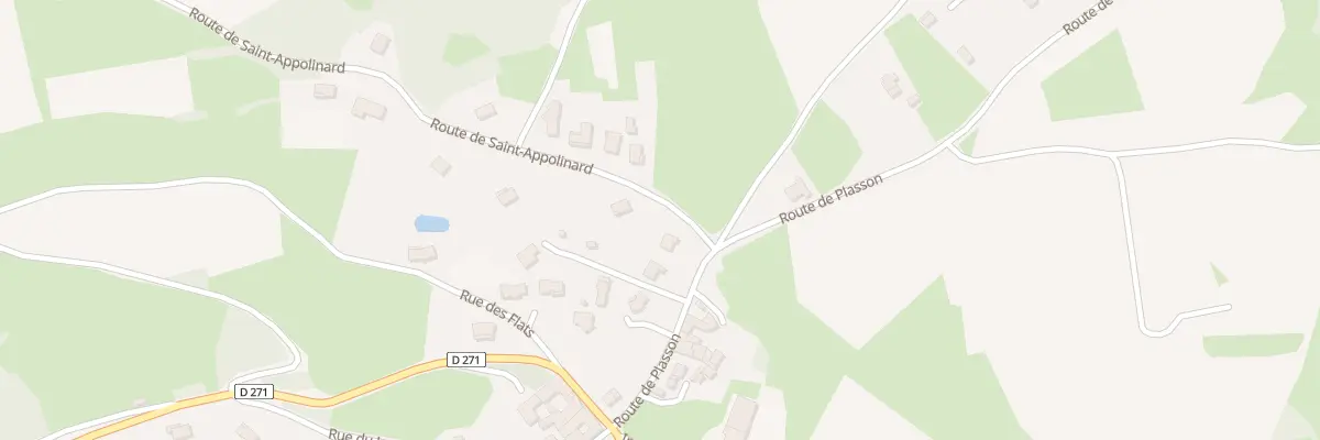 Plan du 139 Rte de Plasson à Saint-Jacques-d’Atticieux