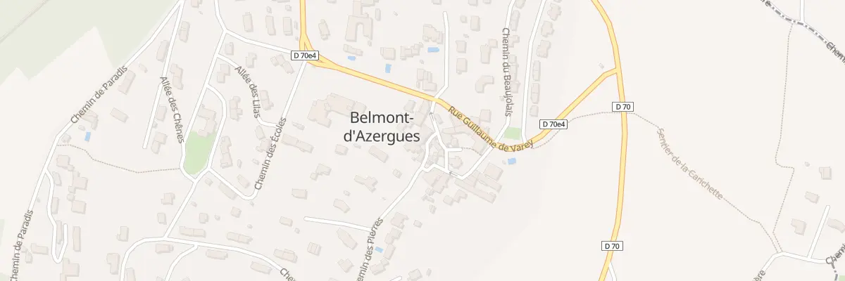 Plan du 12 Che des Pierres à Belmont-d’Azergues
