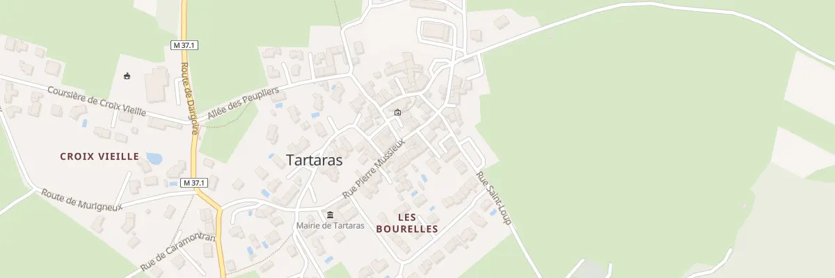 Plan du 22 Rue Pierre Mussieux à Tartaras