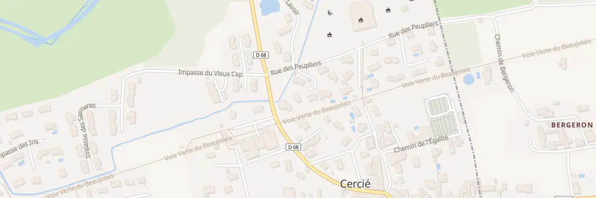 Plan du 43 Imp des Amandiers à Cercié