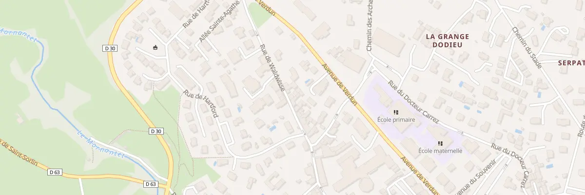 Plan du 30 Rue Waldwisse à Mornant