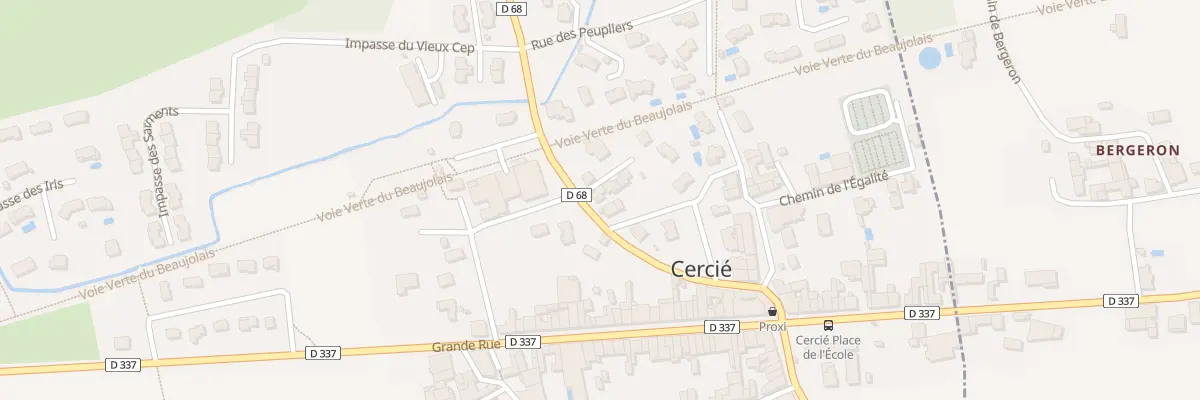 Plan du 11 Imp des Vergers à Cercié