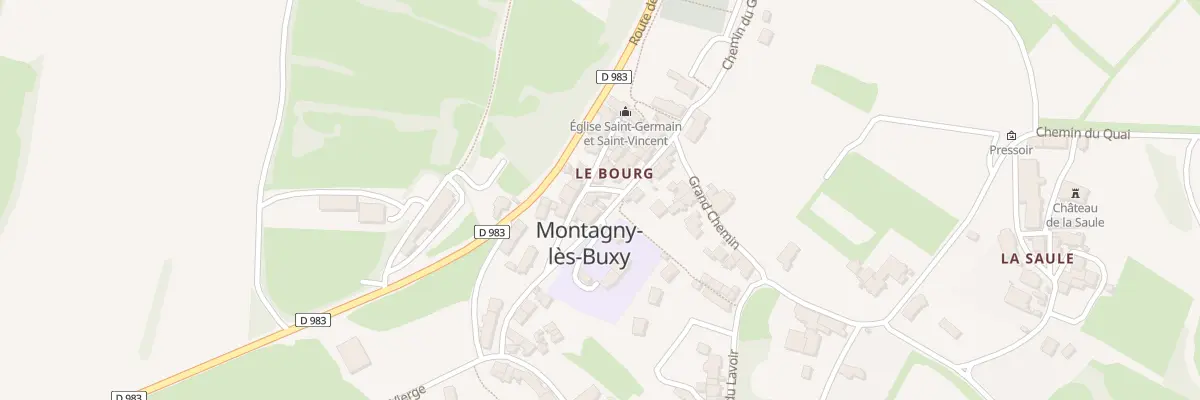Plan du 9 Rue du Bourg à Montagny-lès-Buxy