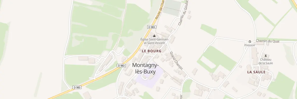 Plan du 5012 Montagny à Montagny-lès-Buxy