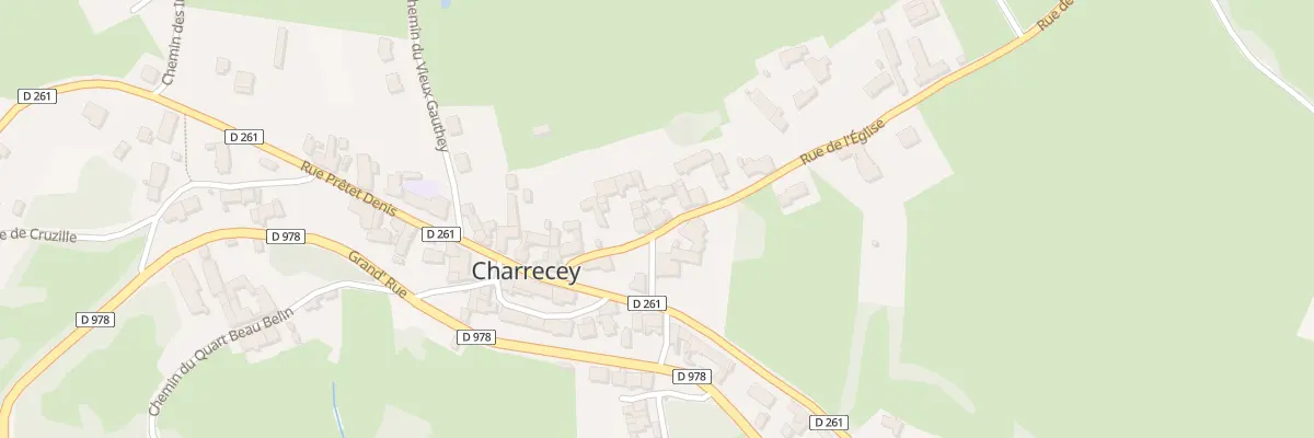 Plan du 11B Rue de l’Église à Charrecey