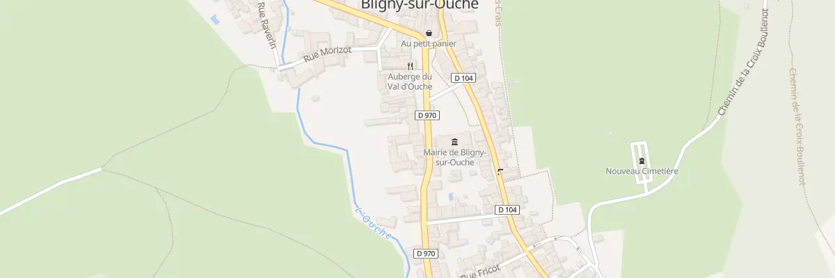 Plan du 5 Pl de l’Hôtel de Ville à Bligny-sur-Ouche