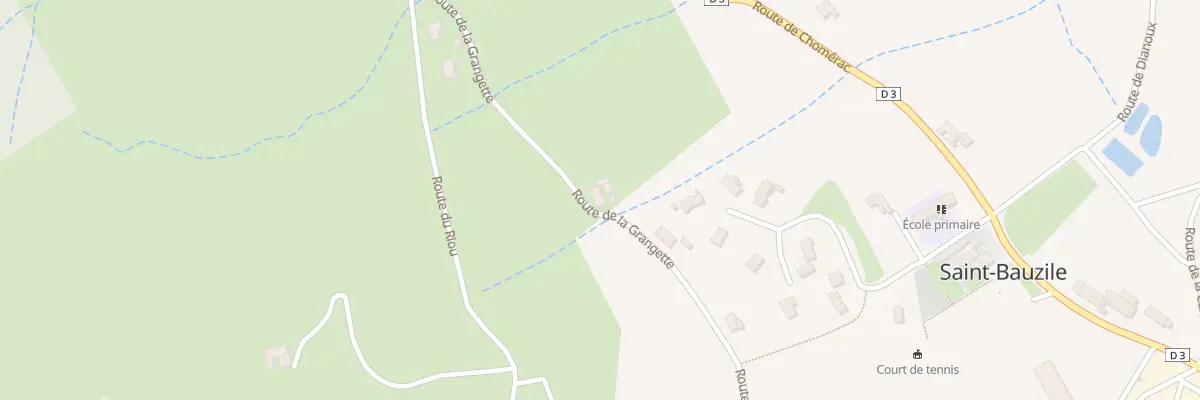 Plan du 5035 La Grangette à Saint-Bauzile