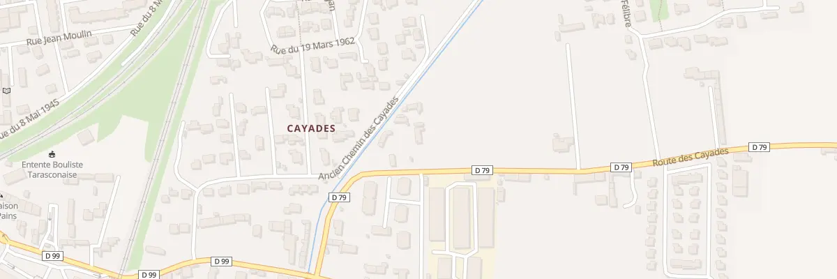 Plan du 9003 Rte des Cayades à Tarascon