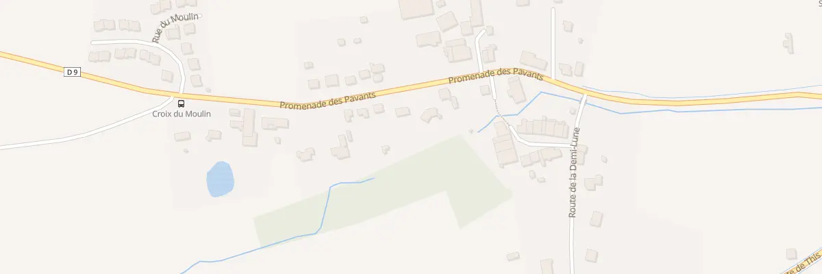 Plan du 15 Prom des Pavant à Warcq